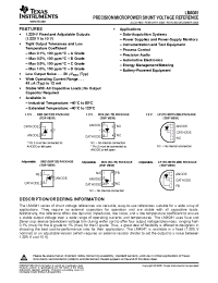 Datasheet LM4041BIDCKR manufacturer TI